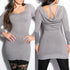 Long Sleeve Open Back Jumper